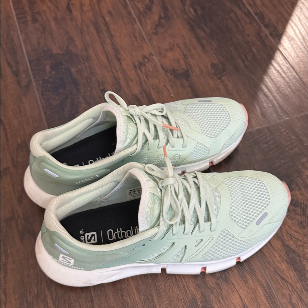 Salomon Mint Green Athletic Shoes